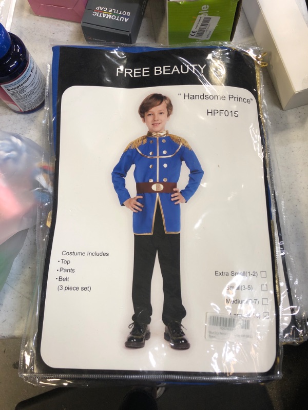 Photo 1 of free beauty handsome prince kids costume size large 8-10