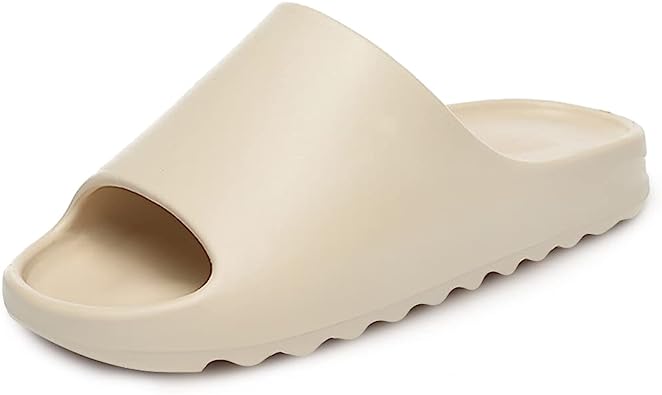 Photo 1 of Aasmust Cloud Slides for Women and Men, Thick Quick Drying Soft Pillow Slippers Slides EVA Non-Slip Shower Shoes, Slide Sandal Indoor & Outdoor Open Toe Slippers for Women and Man  SIZE 10-11 
