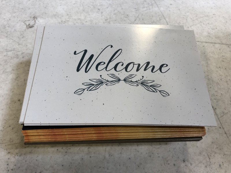 Photo 2 of 48 Pack Welcome Note Cards with Envelopes for Guests Employees, Floral Design, Blank Interior 4x6