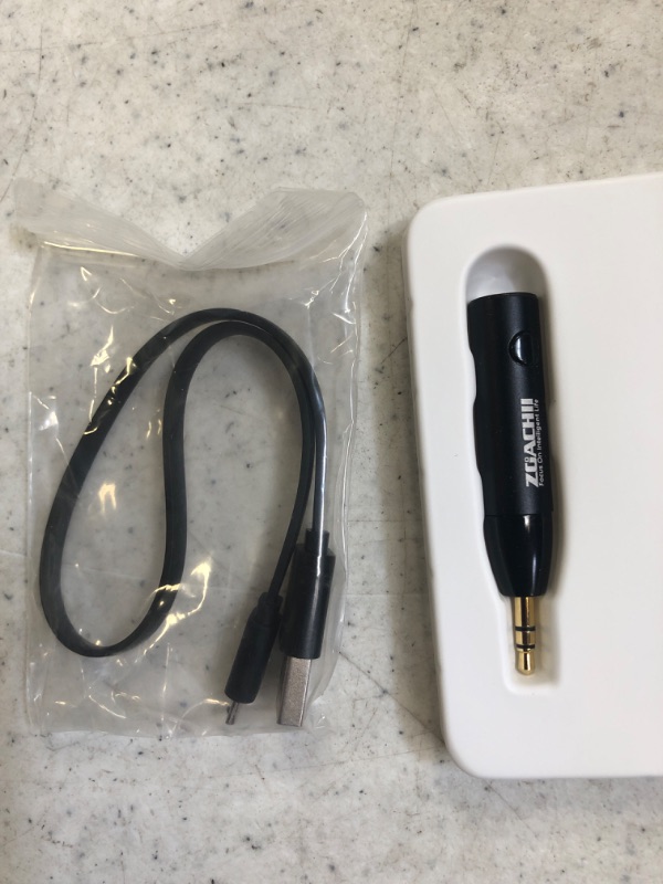 Photo 1 of 3.5mm Bluetooth Aux Adapter for Car - Maedhawk Stylish Bluetooth 5.0 Receiver with Noise Cancelling and Headphone Jack for Truck Home Stereo Headphones Speakers Music Streaming Black