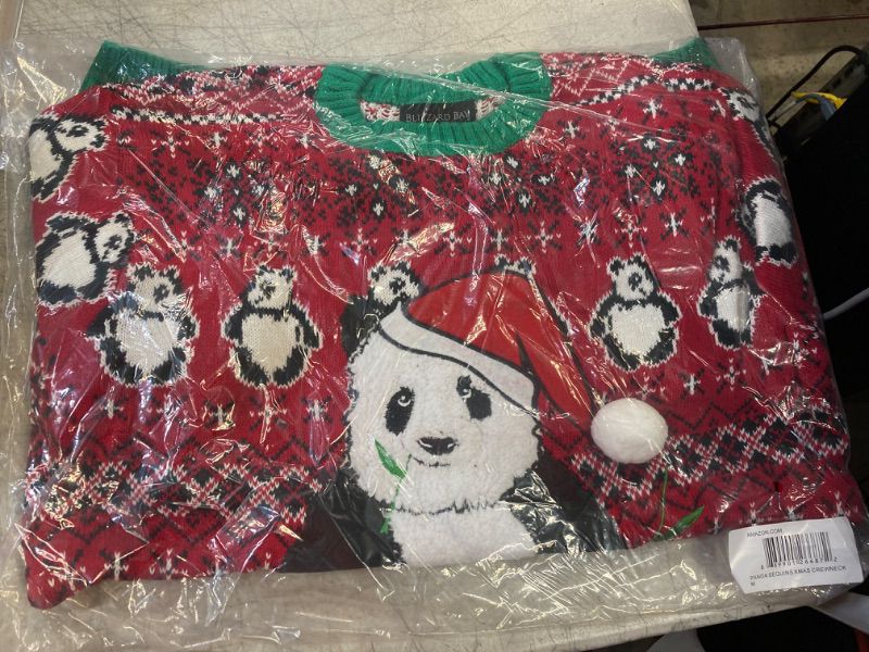 Photo 1 of Blizzard Bay Men's Ugly Christmas Sweater Santa Medium Red/Green