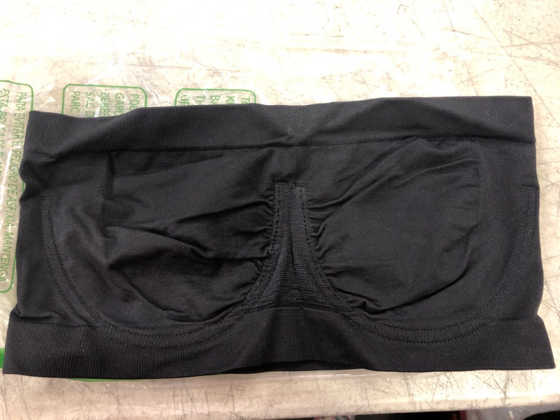 Photo 1 of bandeau bra - black - size m