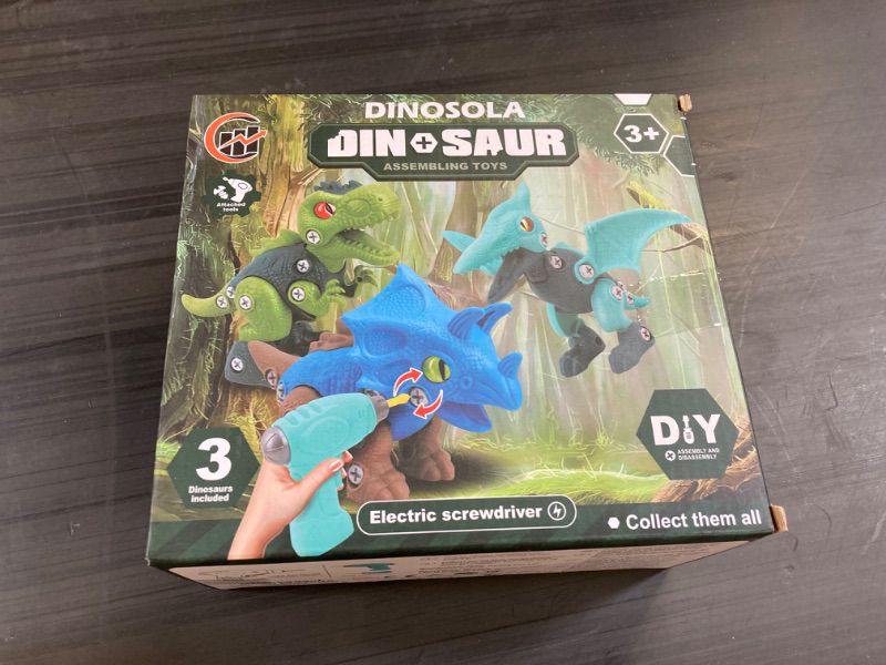 Photo 2 of DINOSOLA, Dinosaur Toys for Kids 3-5, Ice Age Dawn of The Dinosaurs, Dino Toys, Kid, Toddler, Boy for Building Gummy Dinosaurs Figures for 4 5 6 7 8 Year Old Boys Girls, Birthday Gift for Kids
