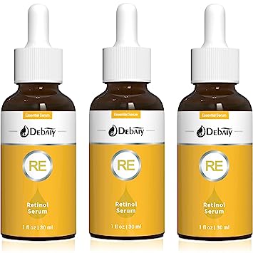 Photo 1 of 3 Pack Retinol Serum for Face Anti Aging Serum Moisturizing for Skin (1Fl.Oz/30ml)
