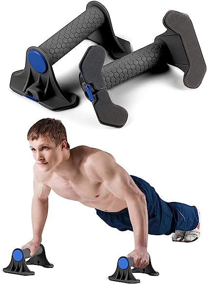 Photo 1 of 3 in 1 Push Up Bars, Multi-Function Home Gym Workout Equipment with Resistance Bands and Jump Rope, Protable Indoor Outdoor Strength Training Push Up Handle

