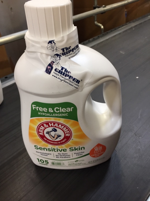 Photo 2 of Arm & Hammer Sensitive Skin Free & Clear, 105 Loads Liquid Laundry Detergent, 105 Fl oz