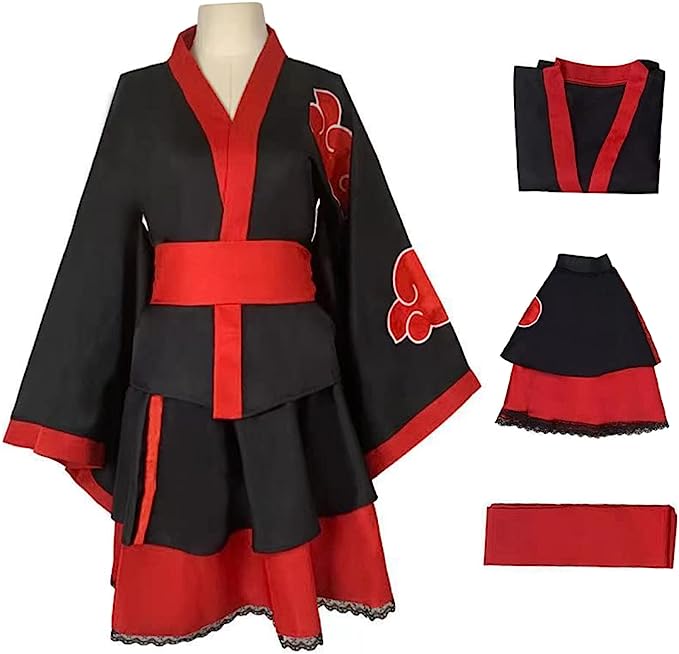 Photo 1 of Akatsuki Tobi Sharingan Mask Cosplay Costume Kimono Dress Suit from Japanese Anime for Anime Exhibition Carnival Halloween
SIZE-SMALL