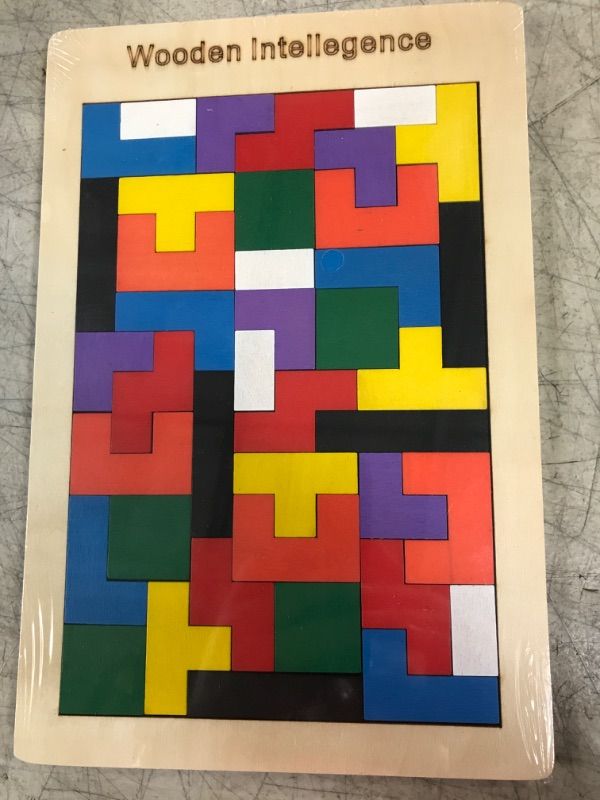 Photo 2 of 3 otters Puzzle, 2 Sets of Wooden Puzzle Tangram