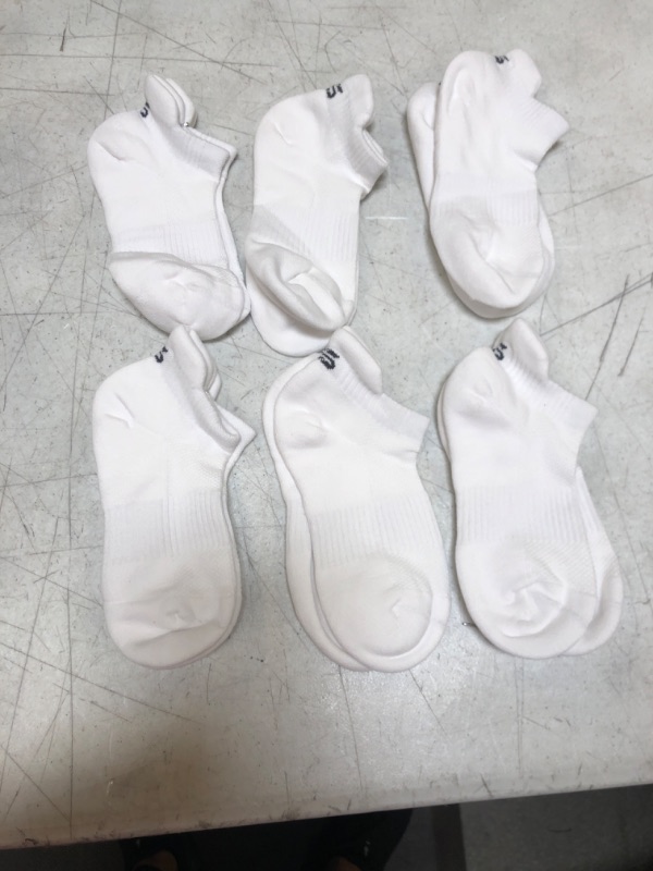 Photo 1 of 6 PACK WHITE SOCKS