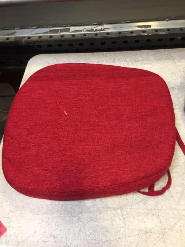 Photo 1 of  Outdoor Seat Cushion 19 x 19, Ruby Red 
