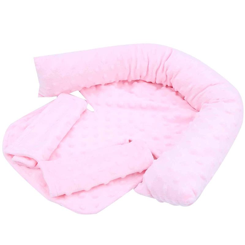 Photo 1 of Infant Car Seat Insert Comfortable Thickened for Newborn Babies(Light Pink, Baby headrest)
