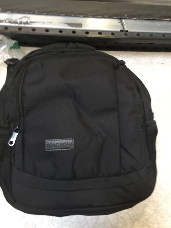 Photo 1 of Monsdle Travel Laptop Backpack Anti Theft Backpacks with USB Charging Port, Travel Backpacks Business Work Bag 15.6 Inch College Computer Bag for Men Women, Black