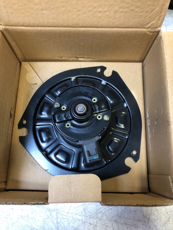 Photo 1 of 700067 HVAC Plastic Heater Blower Motor with Fan Cage Compatible with 1996-2014 Chevy Express 1500 2500 3500, 1996-2014 GMC Savana 1500 2500 3500 Front Blower Assembly