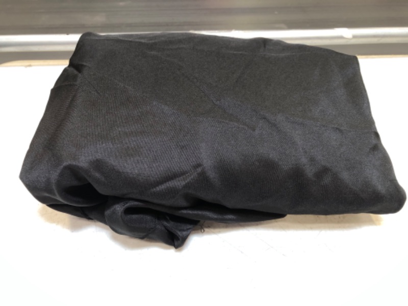 Photo 1 of 1 BLACK TABLECLOTH FOR FOLDING TABLES 