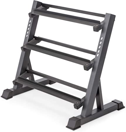 Photo 1 of  3-Tier Dumbbell Rack Multilevel Weight Storage Organizer for Home Gym DBR-86