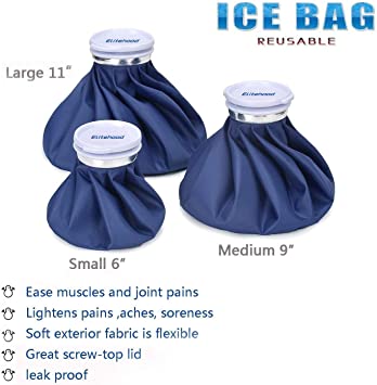 Photo 1 of  Ice Cold Pack Reusable Ice Bags Hot Water Bag for Injuries, Hot & Cold Therapy and Pain Relief 