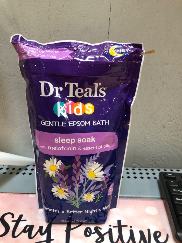 Photo 1 of Dr Teal's Kids Gentle Epsom Bath Sleep Soak with Melatonin & Essential Oils
