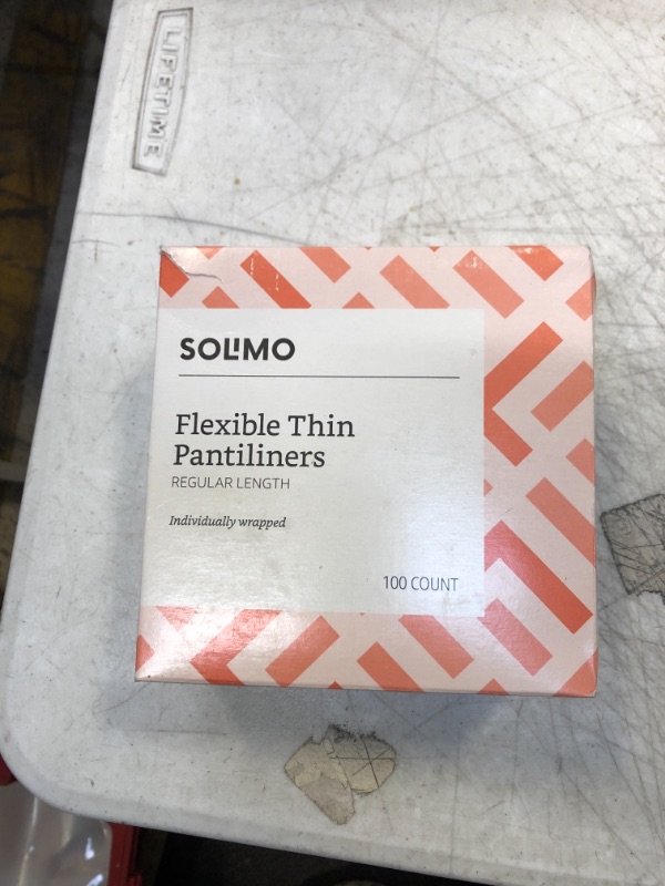 Photo 1 of Amazon Brand - Solimo Flexible Thin Pantiliner