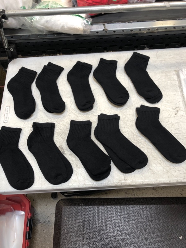 Photo 1 of Black socks 10 pack SIZE M 