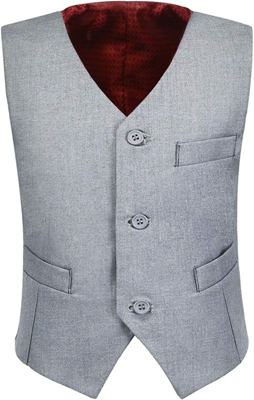 Photo 1 of Lycody Kids Vest for Boys 3 Button Formal Suit Vest SIZE 14
