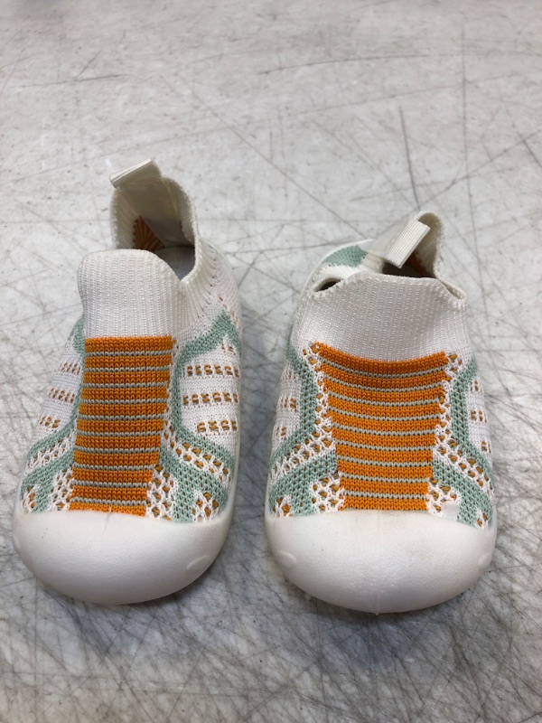 Photo 1 of BABYS SHOES SIZE 17 DEBAIJIA Toddler Shoes Baby First-Walking Kid Shoes TPR Material Slip-on Sneakers Soft Sole Non Slip Mesh Breathable Lightweight Trainers