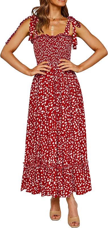 Photo 1 of 
Visit the R.Vivimos Store
R.Vivimos Women's Summer Straps Cotton Irregular Polka Dot Ruffles Midi Dress