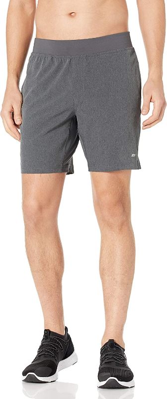 Photo 1 of Amazon Essentials Men's Performance Stretch Woven 7" Training Short SIZE S 
