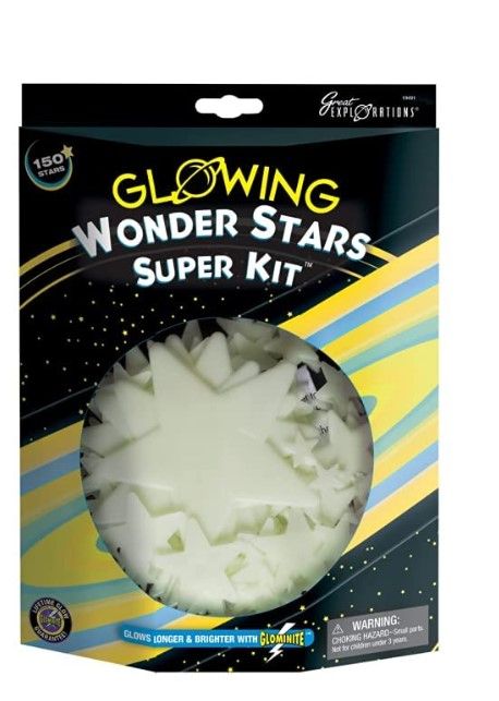 Photo 1 of Great Explorations Wonder Stars Super Kit Glow in The Dark Ceiling Stars 150Piece