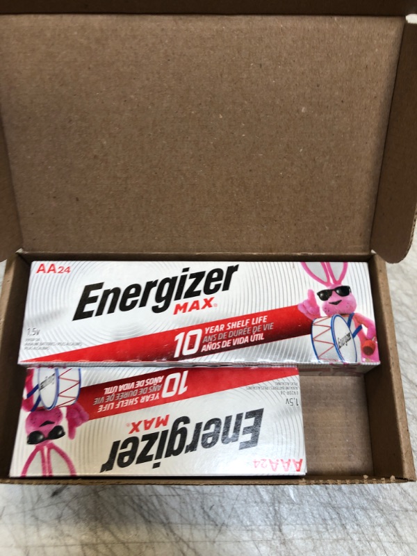 Photo 1 of Energizer AA Batteries and AAA Batteries, 24 Max Double A Batteries and 24 Max Triple A Batteries Combo Pack, 48 Count AA/AAA 48 Count (Pack of 1)