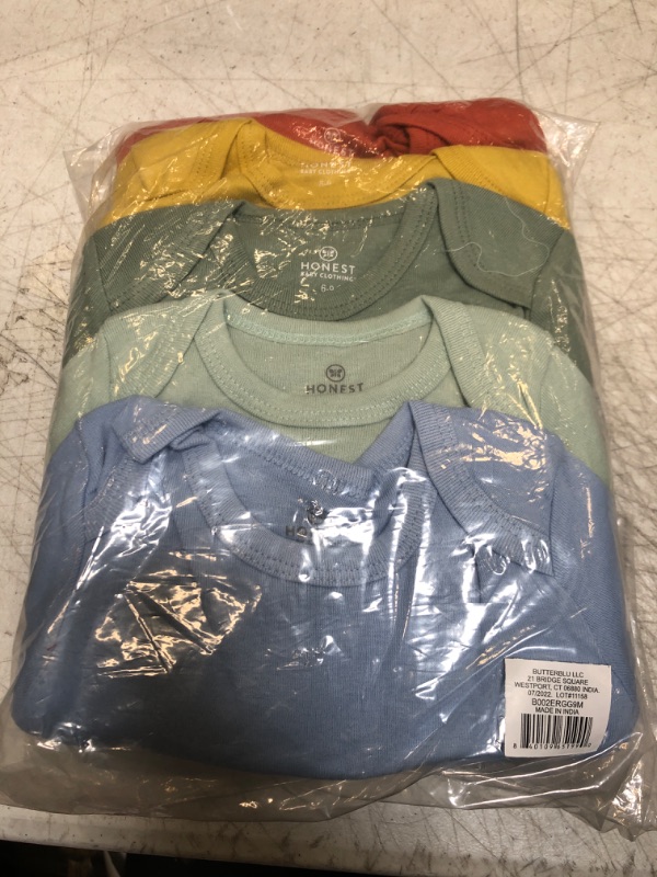 Photo 1 of HonestBaby Baby 10-Pack Organic Cotton Long Sleeve Bodysuits SIZE 6-9M 
