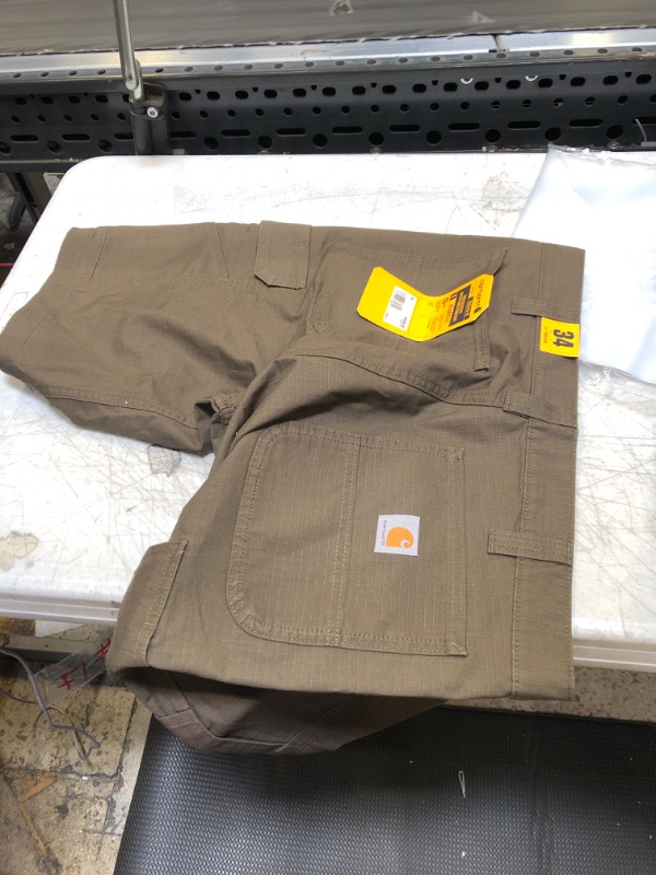 Photo 2 of Carhartt Men's Force Relaxed Fit Ripstop Cargo Work Short SIZE 34
