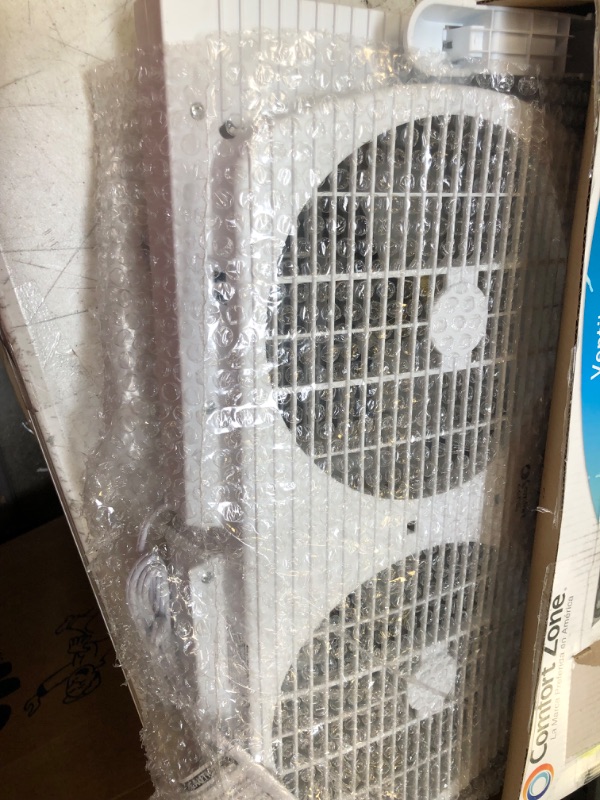 Photo 1 of 9 in. Twin Window Fan with Manually Reversible Airflow Control