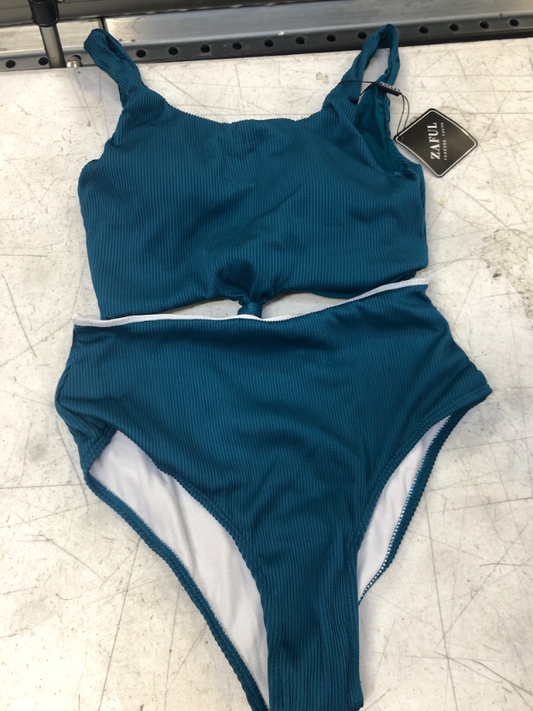 Photo 1 of GREEN 2 PIECE SWIMSUIT SIZE US 4