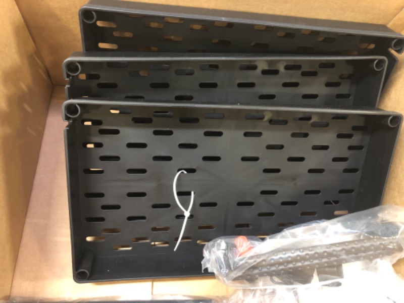 Photo 1 of 3 TIER STORAGE CART BLACK