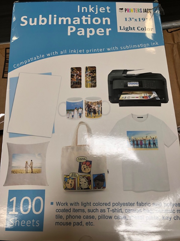 Photo 1 of INKJET SUBLIMATION PAPER