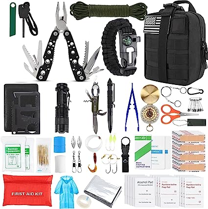 Photo 1 of 100 PC SURVIVAL KIT FOR CAMPING, HIKING