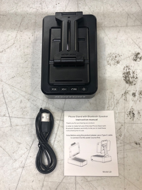 Photo 1 of JTEMAN PHONE STAND WITH BLUETOOTH SPEAKER