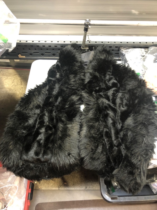 Photo 1 of BLACK FUR SHAWL OR SCARF 