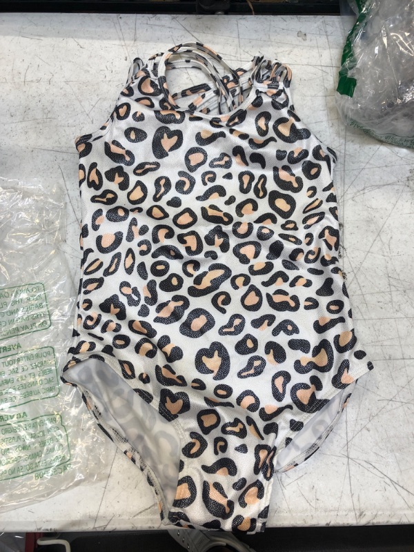 Photo 1 of CHEETAH PRINT SWIMSUIT - SIZE 6/7