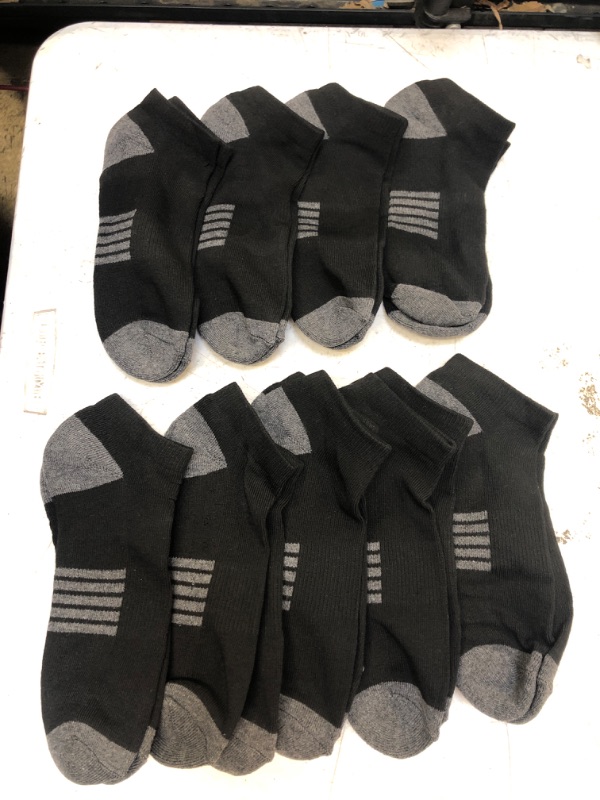 Photo 1 of 9 pack gray and black socks 