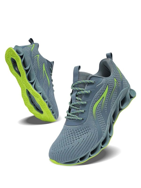 Photo 1 of APRILSPRING Mens Walking Shoes Fashion Running Sports Non Slip Sneakers 9 1-6dark Blue