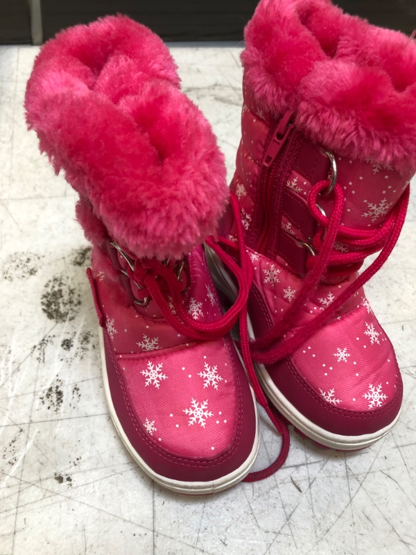 Photo 1 of GIRLS WINTER BOOTS PINK 6M
