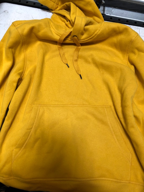 Photo 2 of Amazon Essentials Men's Hooded Fleece Sweatshirt (Available in Big & Tall) Small Gold