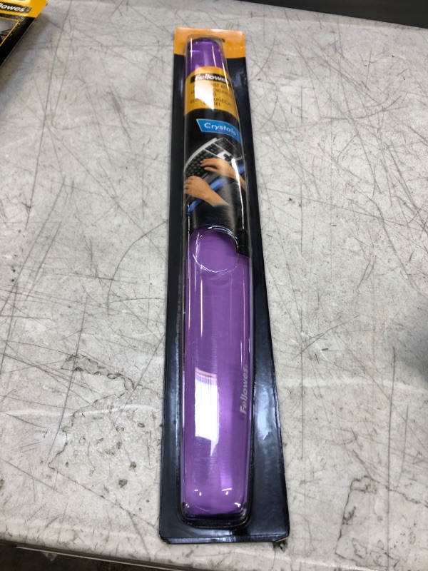 Photo 1 of Fellowes Gel Crystals Wrist Rest, Purple (91437)