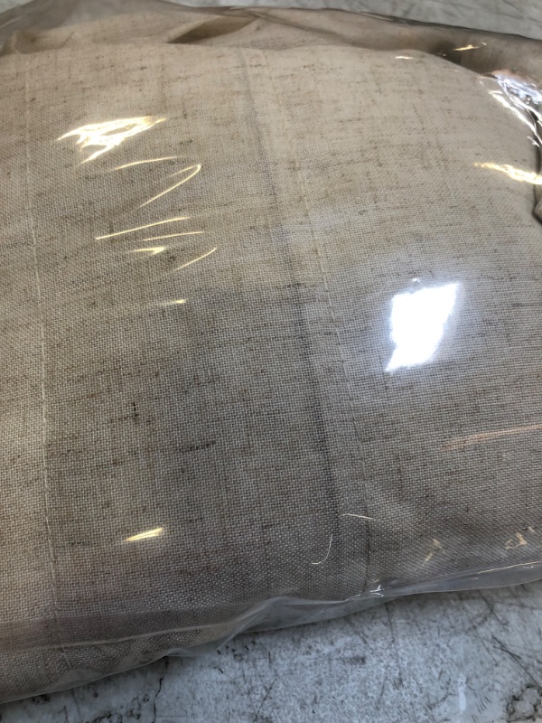 Photo 1 of  Linen Curtains Farmhouse Curtains 2 Panels Set Rod Pocket Crude