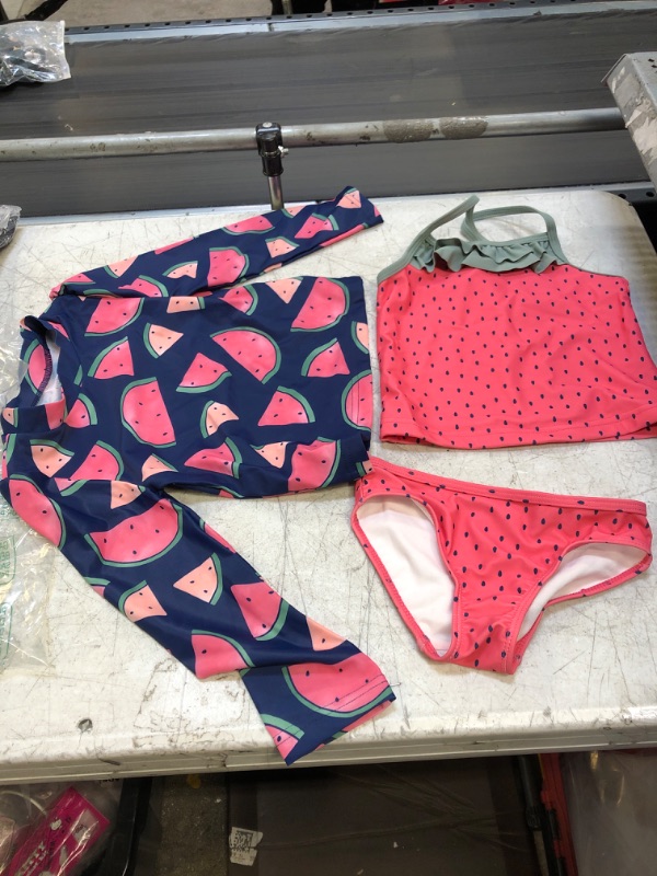 Photo 1 of 3-PIECE TODDLER SWIMSUIT SIZE 4T