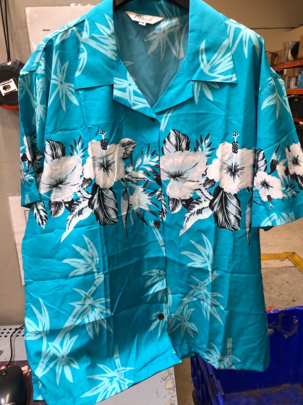 Photo 1 of 2XL --- MENS FLORAL SHIRT 