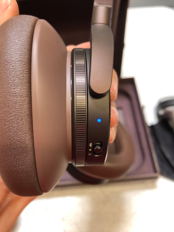 Photo 2 of Beoplay H95 Premium Comfortable Wireless Active Noise Cancelling (ANC) Over-Ear Headphones with 38 Hours Battery Life and Protective Carrying Case, Chestnut Chestnut One Size