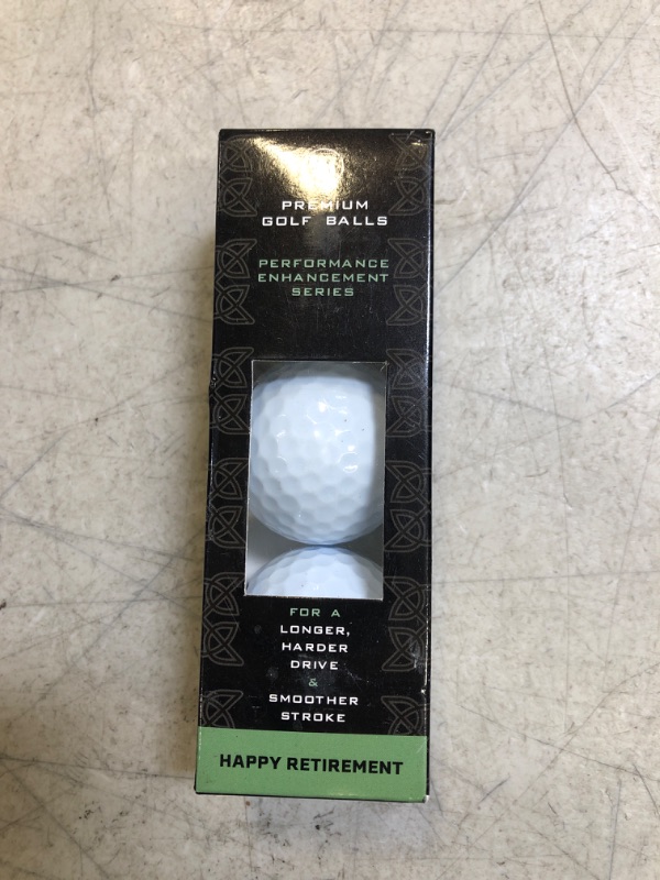 Photo 2 of O'RINN Retirement Novelty Golf Ball 3 Pack - Gifts for Golfers - Coworkers - Retirement Party Supplies & Favors - Retirement Gifts