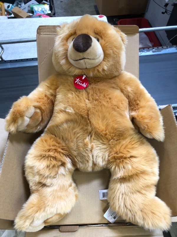 Photo 2 of Premium Italian Designed Trudi Ettore Giant Teddy Bear, Big 22-inch Plush, Amazon Exclusive, Brown Bear, by Just Play
